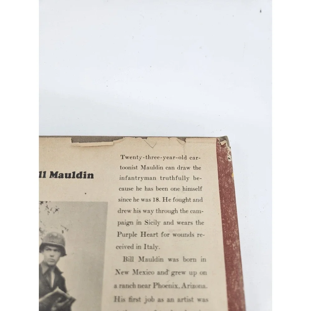 Up Front By Bill Mauldin, 1945, 1st Edition, Illustrated
